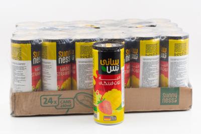 Напиток безалкогольный сокосодержащий  Sunny Ness Манго и клубника (Иран) 240мл ж/б