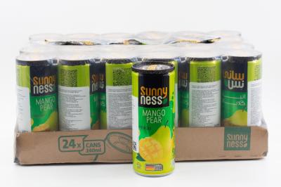 Напиток безалкогольный сокосодержащий Sunny Ness Манго и груша (Иран) 240мл ж/б