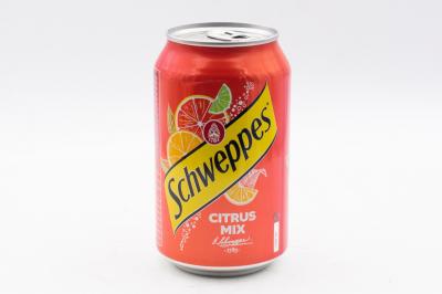 Напиток безалкогольный сильногазированный Schweppes Цитрусовый микс 330 мл ж/б